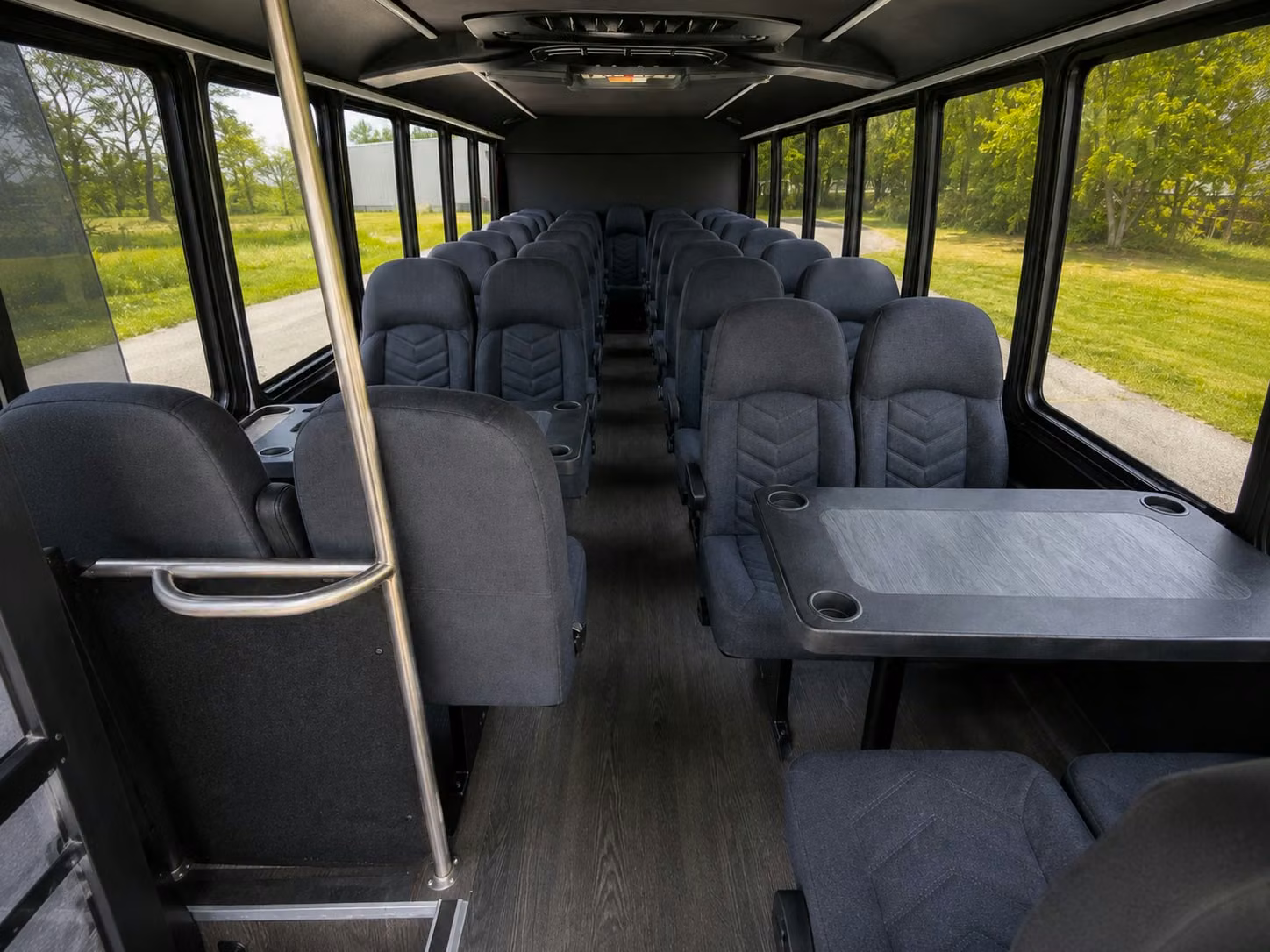 15 passenger minibus inside