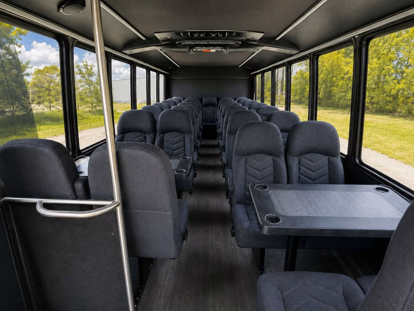18 passenger minibus interior