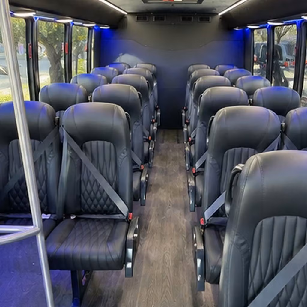 28 passenger minibus inside