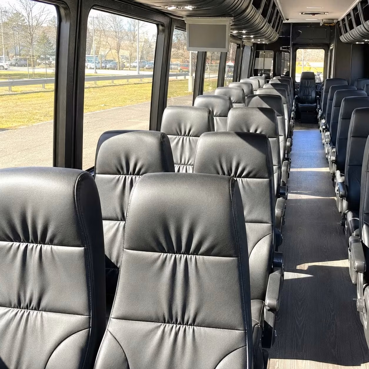 30 passenger minibus inside