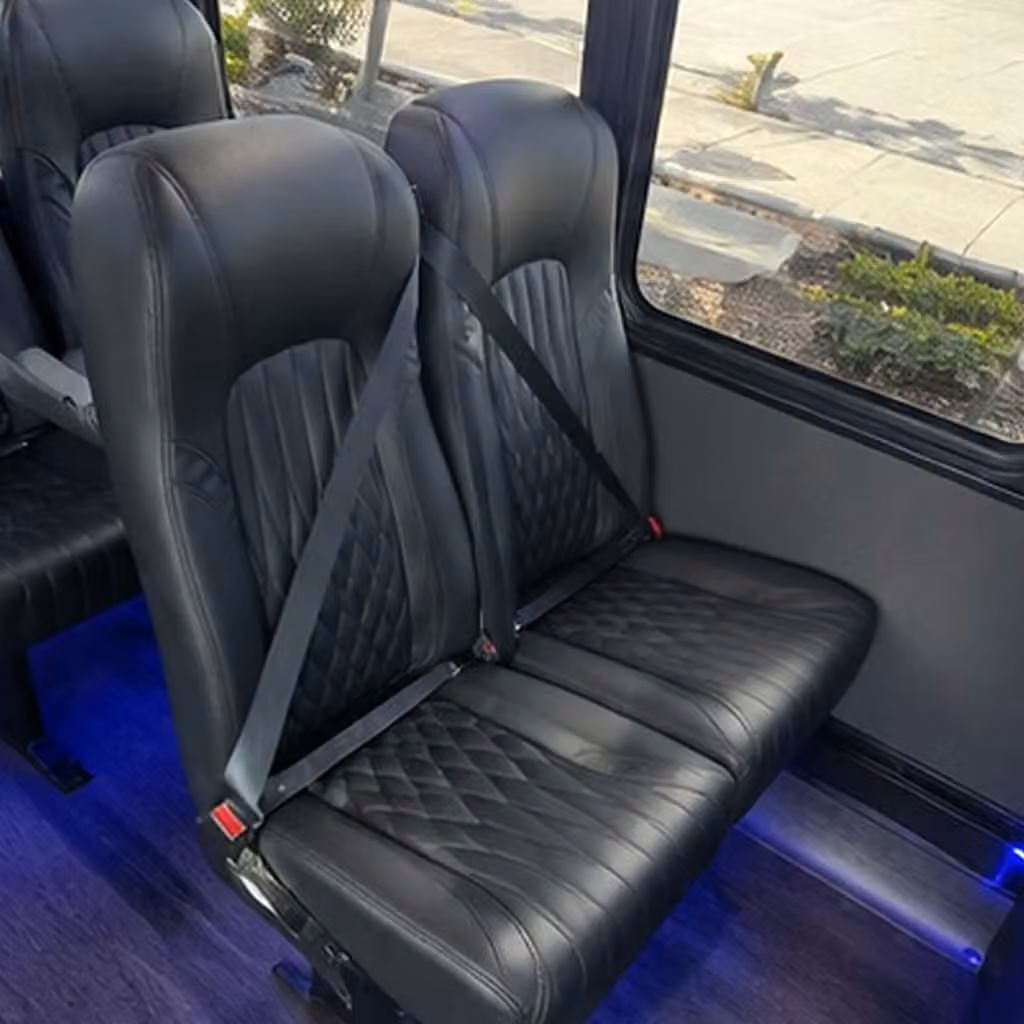 35 passenger minibus inside