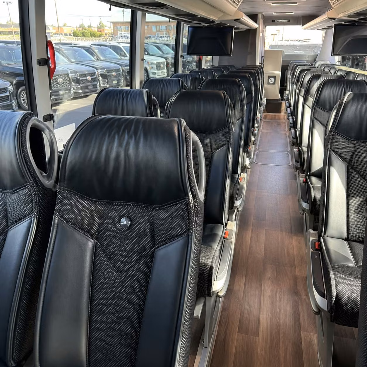 cross orange county in style charter buses for large prom groups