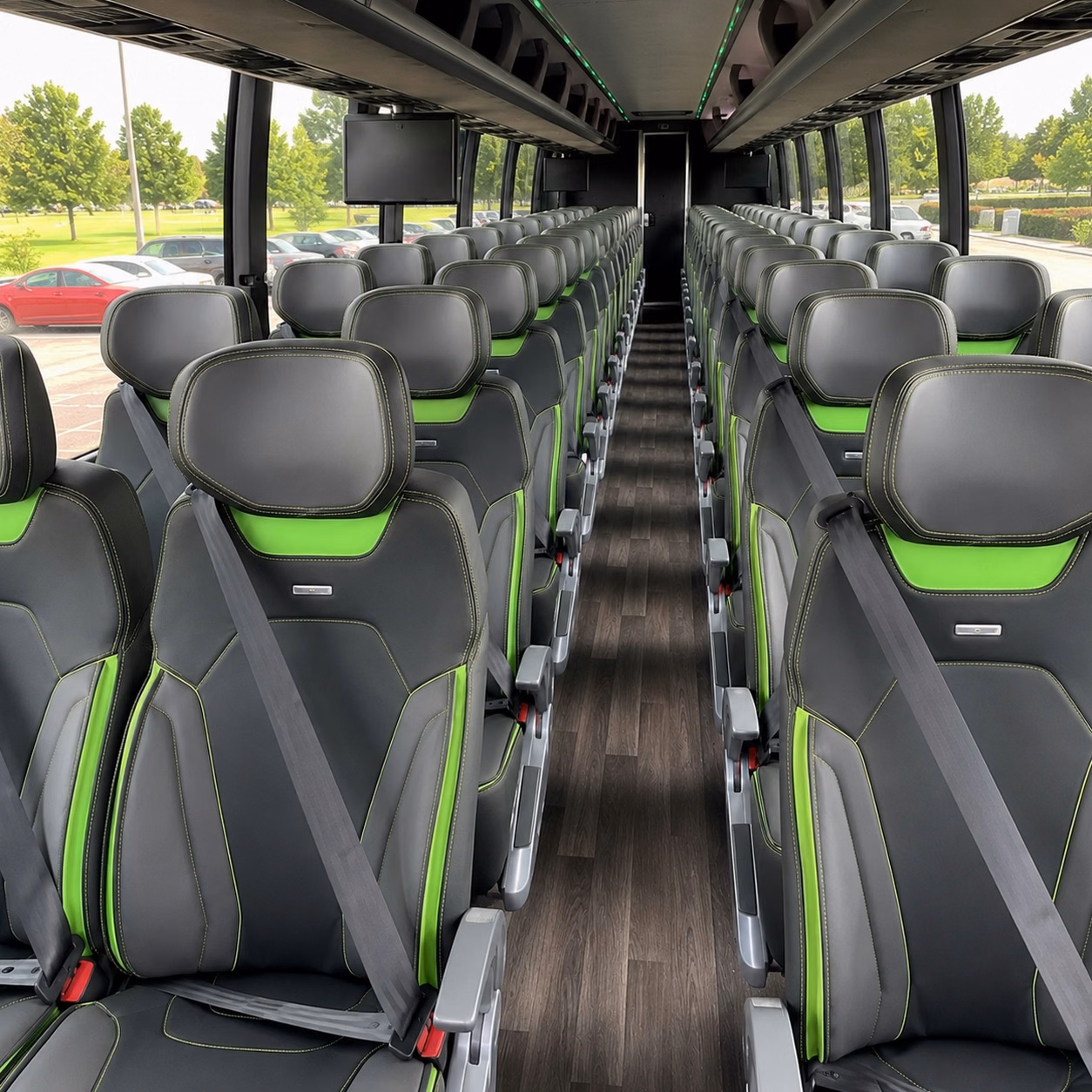instead of juggling carpool drivers book one charter bus for the whole group