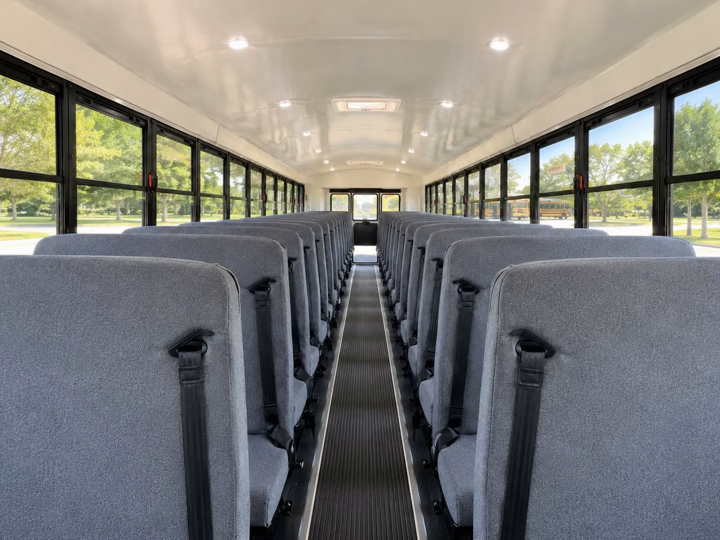 school bus interior