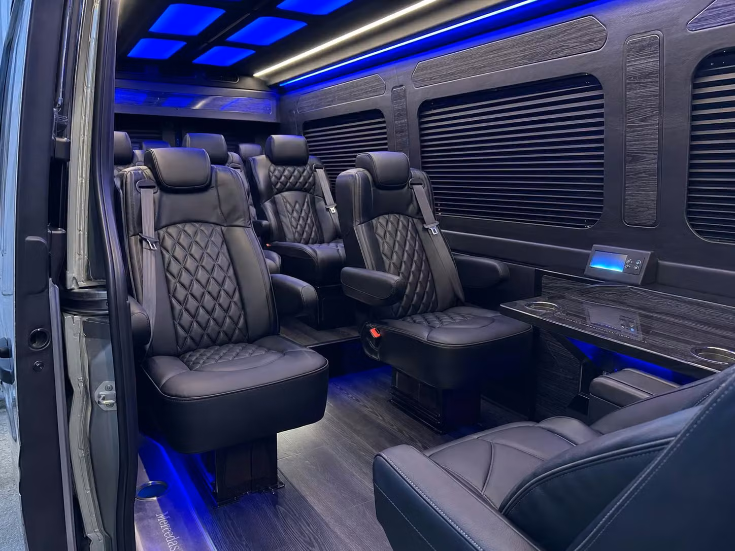 sprinter van transportation for groups and events across orange